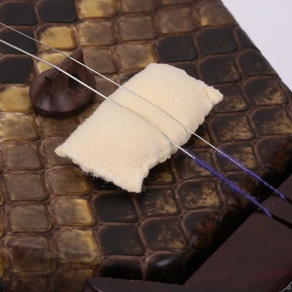 Set Of 2 Erhu Sound Filter Pads for Beginner Erhu Lover Gift