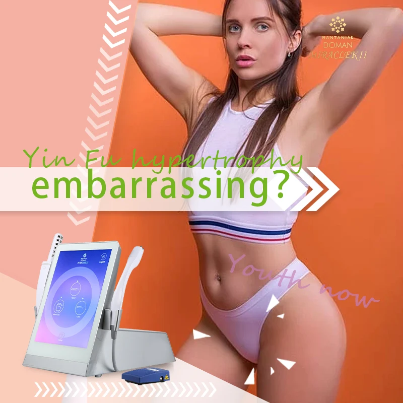 

No Surgical 2 In 1 Micro-Focused Ultrasound Vaginal Treatment Care For Women Machine With 2 Handles Beauty Salon Equipment