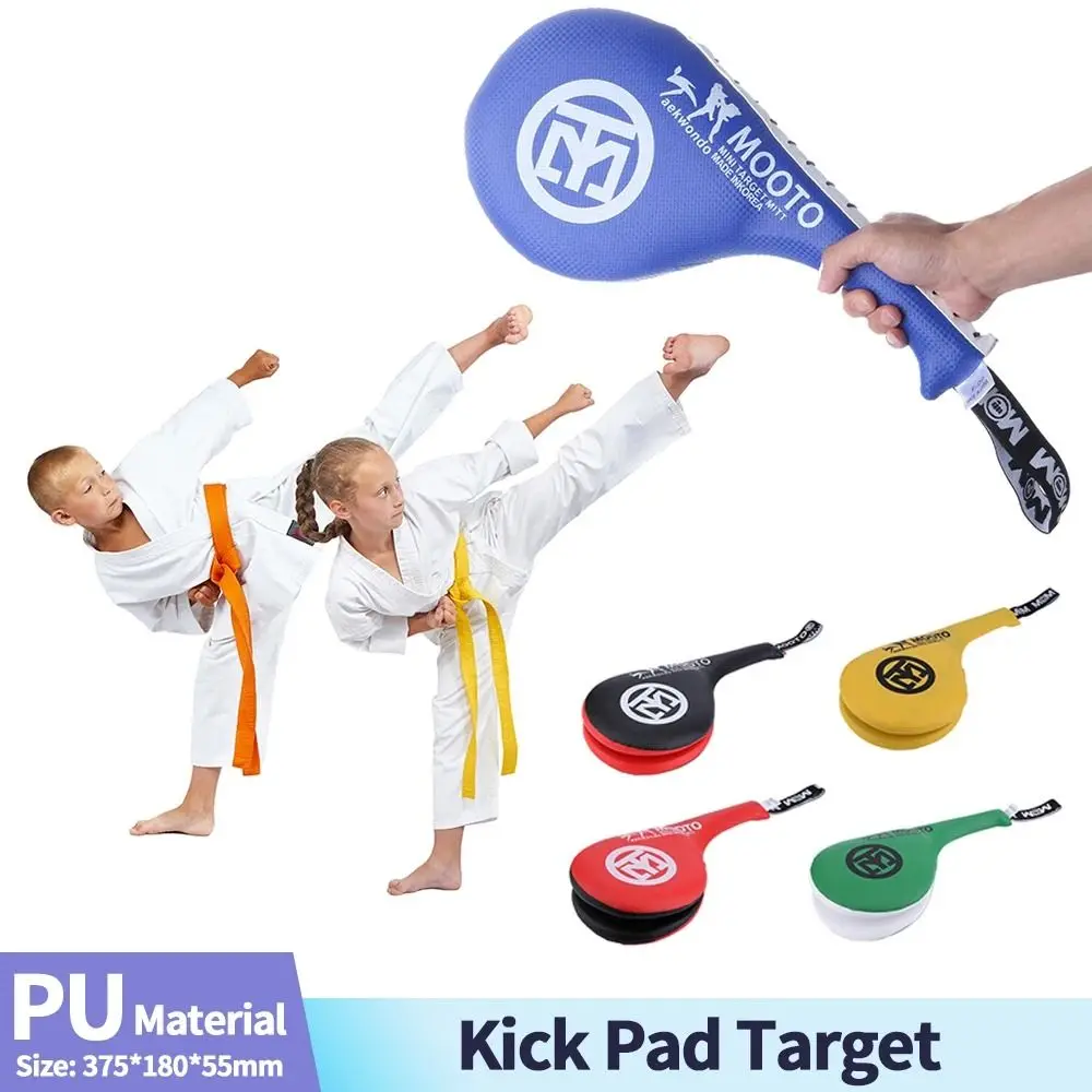 Boxing Target Taekwondo Kick Pad Casual PU Kick Pad Target Rebound Sponge Durable Sanda Training Gifts Taekwondo Foot Target