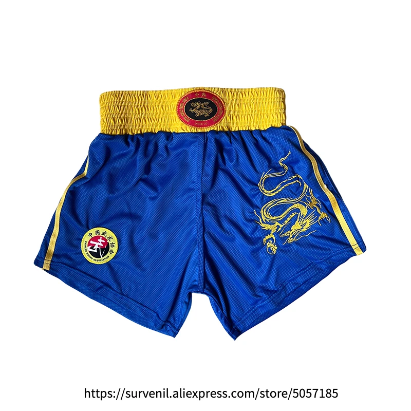 Muay Thai Shorts Quick Dry Boxing Clothes Men Women Kids Sanda Wushu Uniform Gym Martial Arts MMA Suit Boxing Shorts and Vest