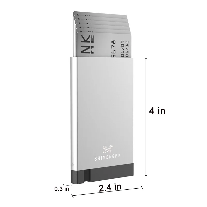 2025 RFID Blocking Aluminum Smart Wallet-Minimalist Pop-Up Card Holder for Men And Women, Credit Card Case, wallet card holder, card holder, credit card holder, card wallet