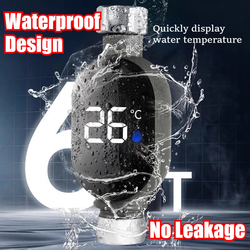 Bathroom Led Display Home Water Shower Thermometer Water Accurate Temperature Measurement Smart Meter Bathroom Equipment