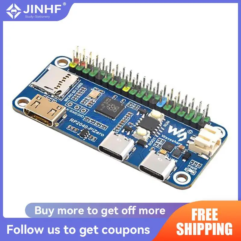 

Для Raspberry Pi PICO RP2040-PiZero на основе RP2040 совместим с макетной платой Raspberry Pi ZERO Size