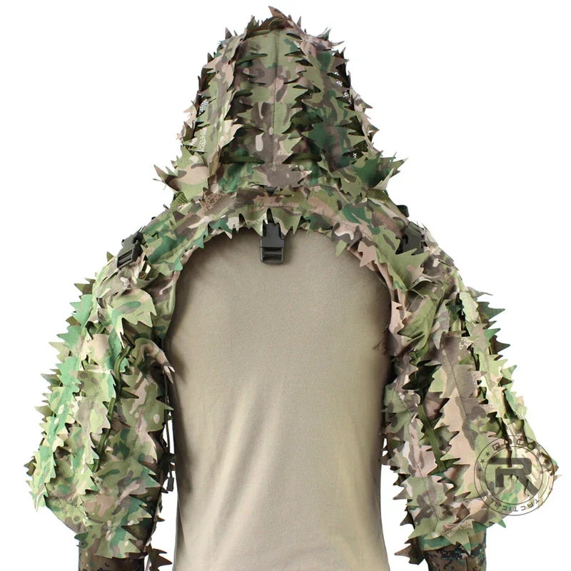 ROCOTACTICAL Sniper Tog Ghillie Suit Foundation Breathable Tactical Viper Hood Camouflage Ghillid Hood