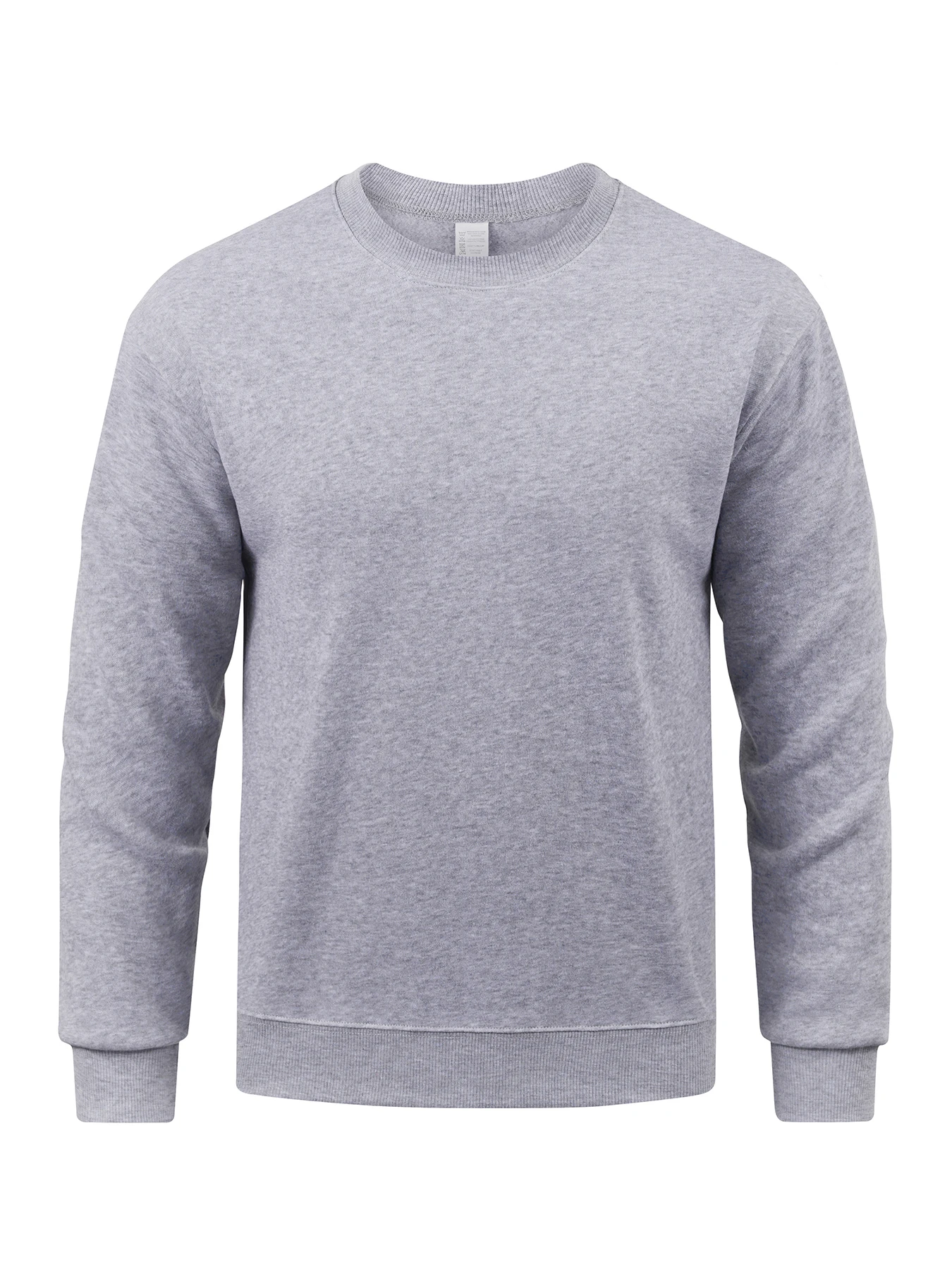 Man'S Fleece Soft Top Street All-Match Pullovers Comfortable Basics Sweatshirts Autumn Casual Sportswears Daily Sport Clothing