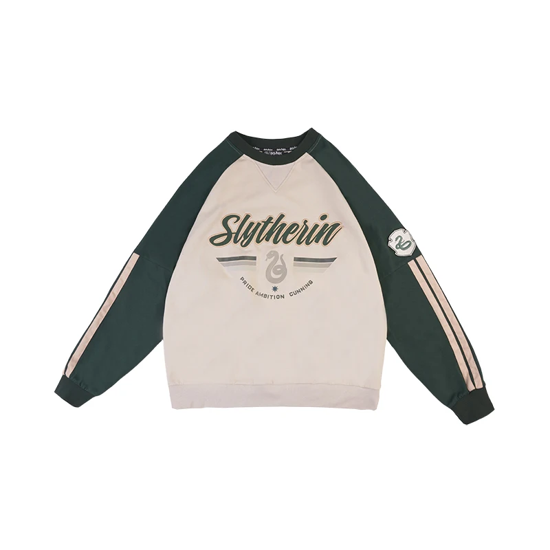 

Kawaii Harry Potter Co-Branded Sweatshirt Anime Autumn Loose New Versatile Pullover Loose Contrast Color Letter Sweatshirt