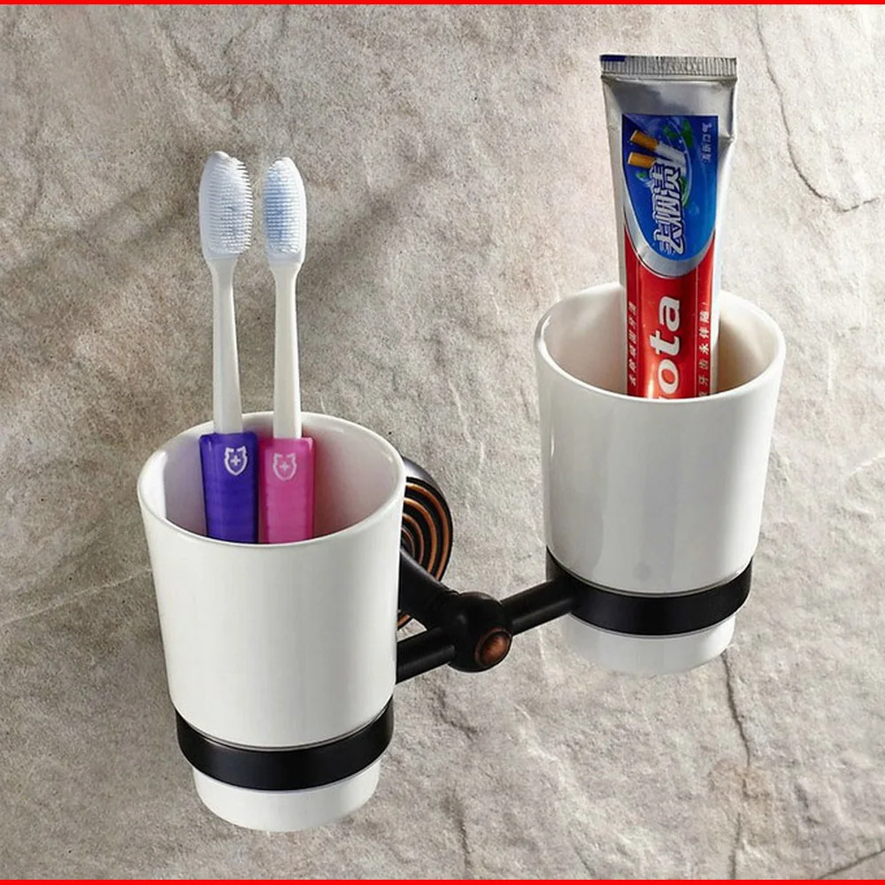 

Настенный держатель для мыла 2ba119 из античной латуни с черным масляным покрытием для ванной комнаты