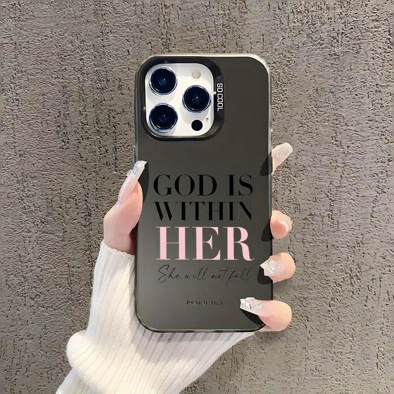 Stylish Letter Pattern Anti Drop Phone Case