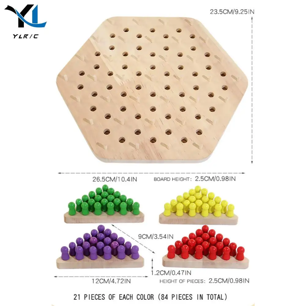 Chain Triangle Chess Game Territory Capture Family Game Chess Board Games Funny Chain Triangle Game for Kids and Adults 5