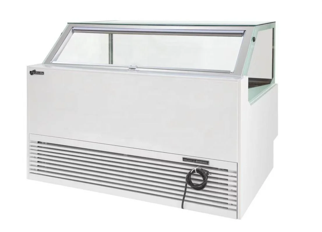 Commercial Hotel Showcase Freezer Single-Temperature Portable Air-Cooled Gelato Ice Cream Display Glass Refrigeration Equipment - Image 5