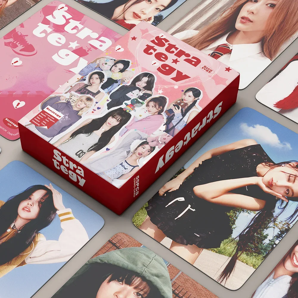 Kpop TWICE Lomo Cards Photo Album Photocards 55pcs/set album cards lomo cards photo album