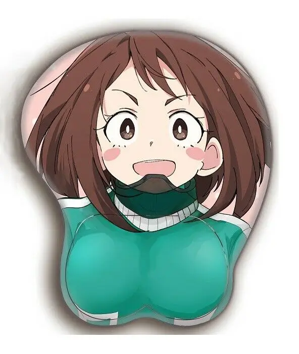 

Anime Ochaco Uraraka Midoriya Izuku 3D Mousepad Wrist Rest Mouse Pad