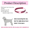 Sequin Pet Cat Collar With Bell Safety Buckle Small Dog Collar Adjustable Gato Necklace Puppy Kitten Collier Chain Quick Release 4