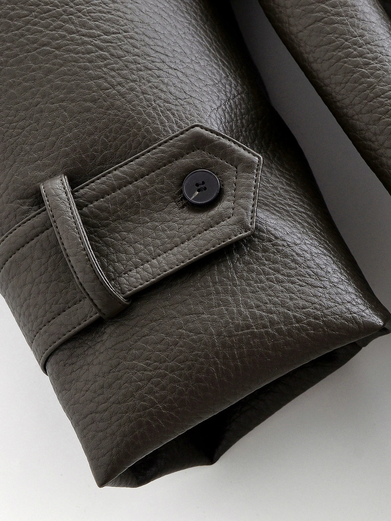 Women With Belt Leather Trench Coat Female Turn-Down Collar Long Sleeve Double-Breasted Long Coat Lady High Street Jacket Overco