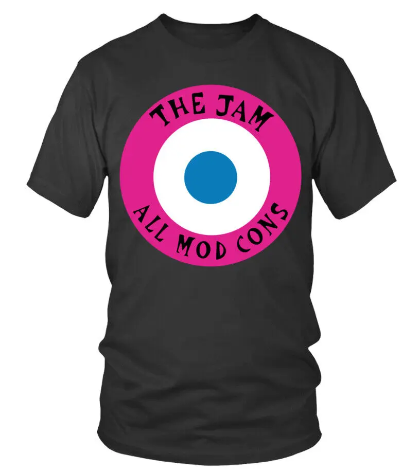 T-Shirt Unisex In Cotone S-5Xl All Mod Cons Tee The Jam Paul Weller Classic