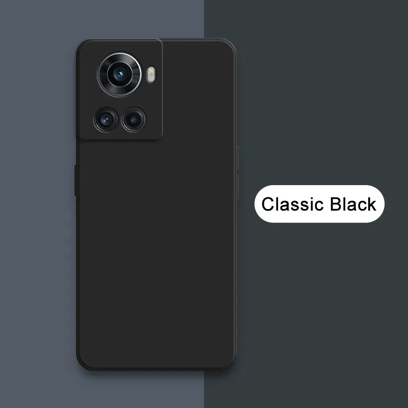 Premium Square Liquid Silicone Back Cover - Soft Waterproof Phone Case