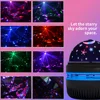 LED Starry Sky Lights Bedroom NightLights 5V USB Decoration Atmosphere Projector Lamp 360° Rotating For Weddings Christmas 5