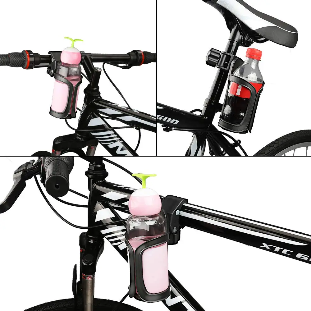 Stroller Cup Holder Bike Cup Holder 360 Degrees Rotation Universal Cup Holder for Stroller Bicycle Wheelchair Walker Scooter Cup