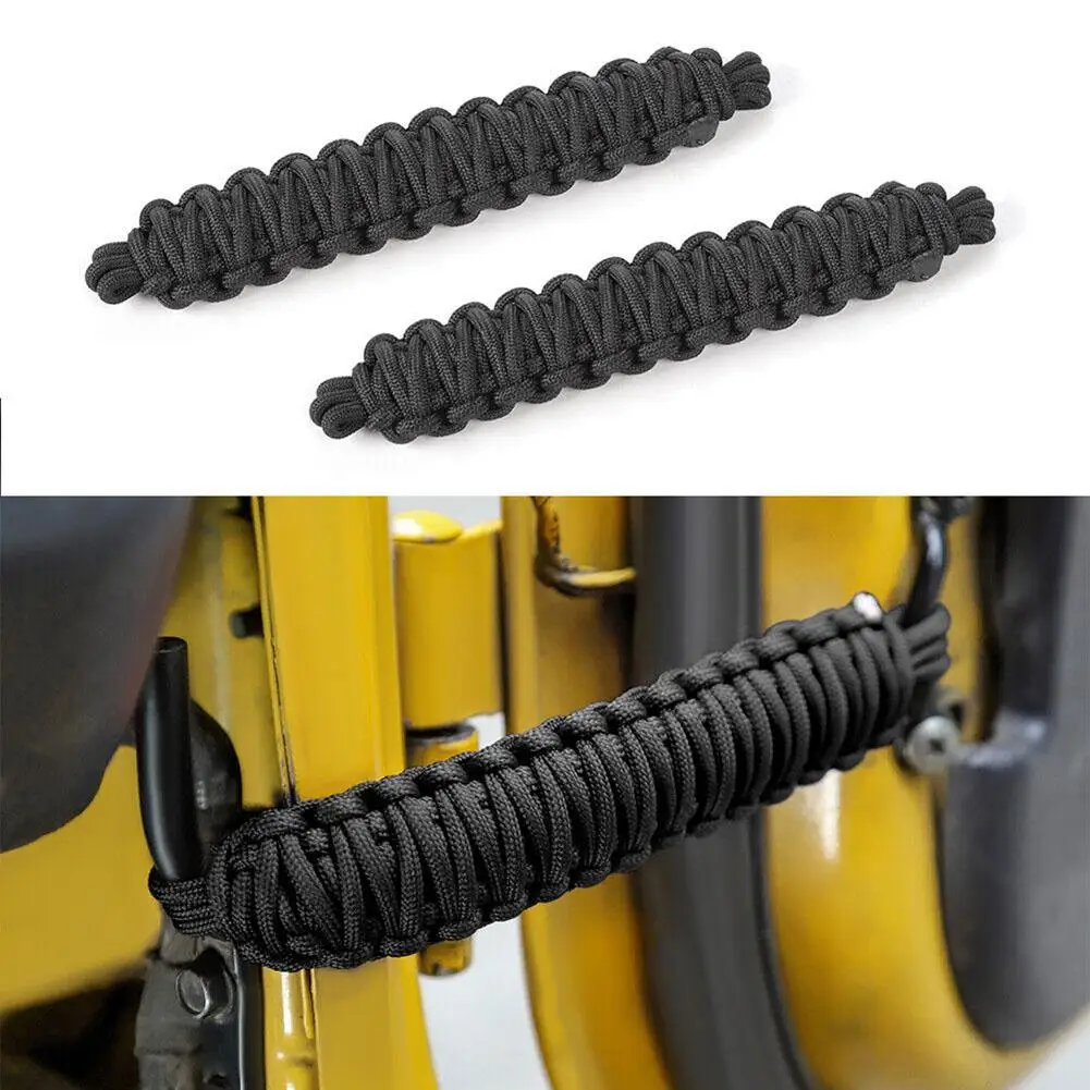 Bangaed Rope Car Door Limit Strap Bandage Rope For Jeep Wrangler YJ CJ TJ JK ...