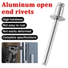 Heavy Duty Riveter Set Pop Rivet Gun 200Pcs Blind Rivets Assortment Kit Hand Tools 2.4/3.2/4.0*6 4.8*8 Single Riveter Nut Tools 4