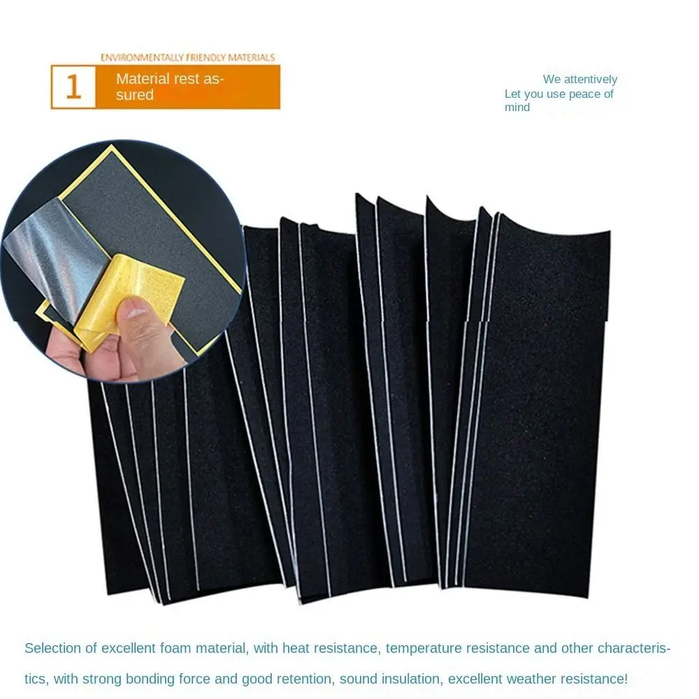 Foam Grip Fingerboard Grip Tapes Uncut Fingerboard Deck Stickers 110x38mm 100x28mm Self-adhesive Non-slip Stickers 1/6Pcs 3d stickers 3d wall stickers
