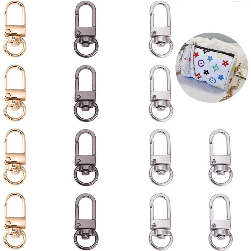 

5/10Pcs Key Chain Clips Buckles Metal Lobster Claw Clasps Swivel Lanyards Trigger Snap for Keychain DIY Bags Jewelry Crafts