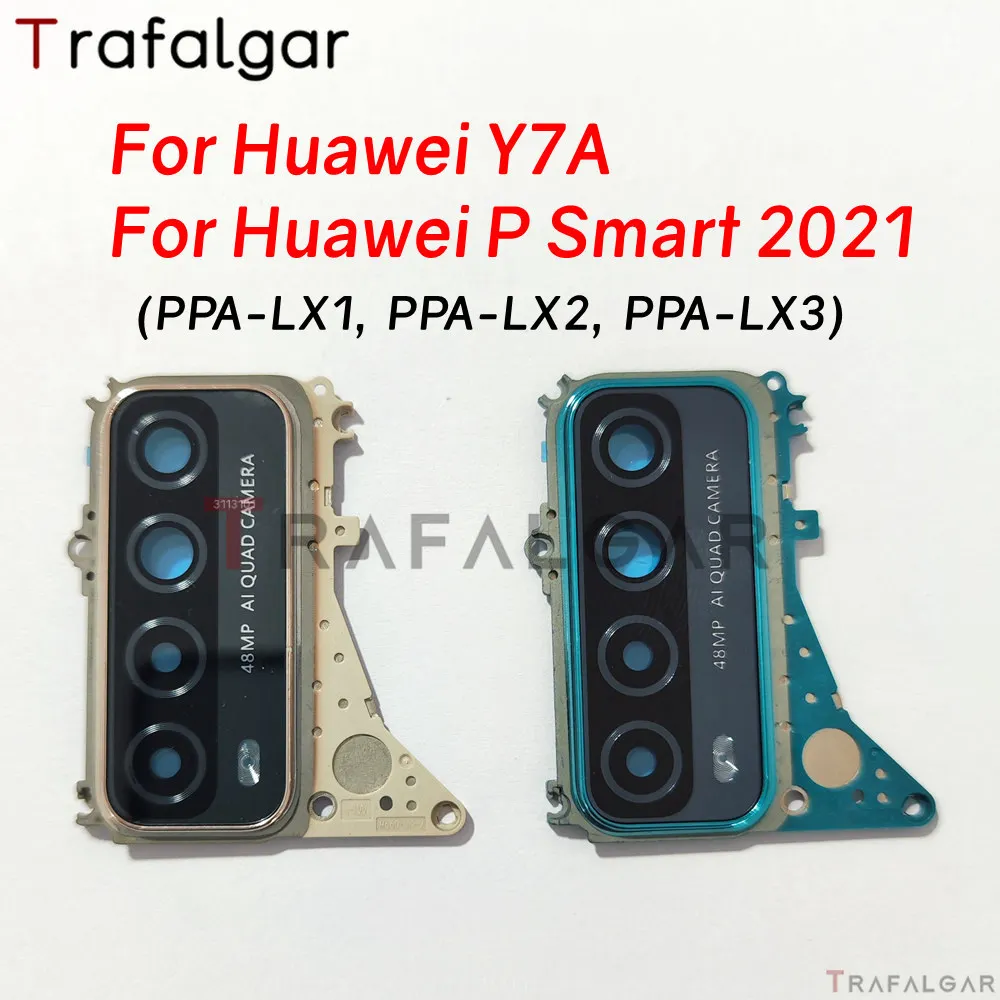 Vetrino Posteriore Fotocamera Per HUAWEI P Smart 2021 (PPA-LX2) – Nero, Originale