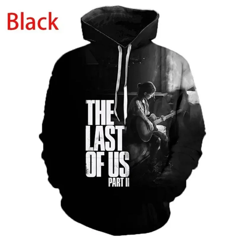 thumbnail image 1 of Sudadera con capucha con estampado 3D de The Last Of Us Part II para hombre y mujer, estilo hip hop, informal, de gran tamaño, 1 of 5
