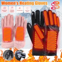 Heated Full Finger Mittens Touch Screen USB Warm Hand Heating Gloves Windproof Constant Temperature for Skiing Riding Hiking 1