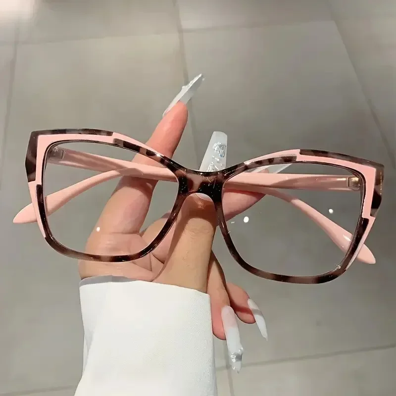 안경Optical Spectacle Cat Eye Eyeglasses Frames for Women Anti Blue Light ...