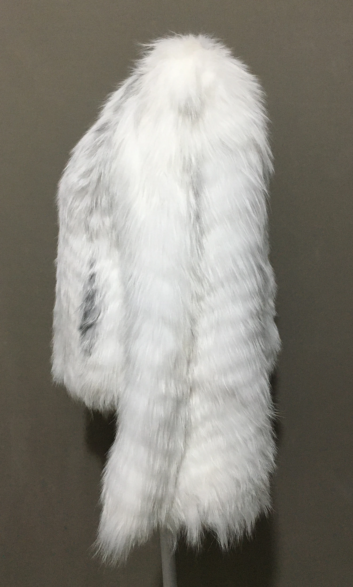 Women natural real fox fur strip coat with hood very thin 210907 white Winter Warm Furry Plush Luxurious 2023 Gold Fox Jackets