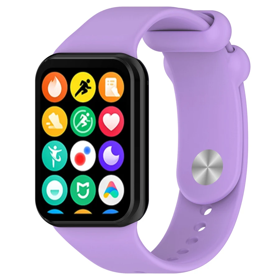 Silicone Smartwatch Wristband Bracelet - Versatile and Durable Watch Accessories