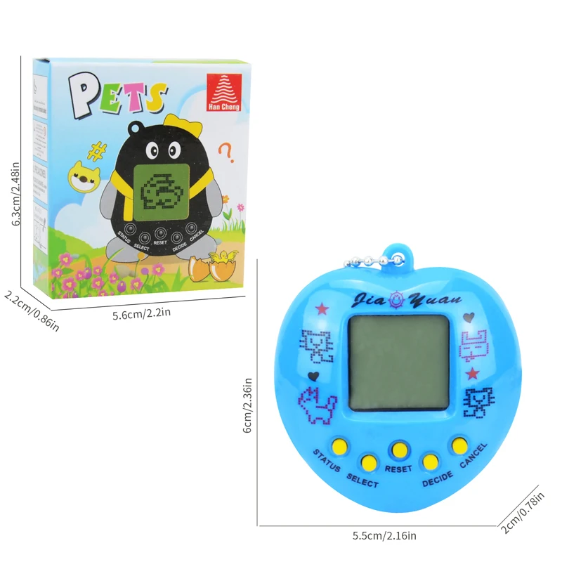 Animal de compagnie virtuel Tamagotchi en russe, jouet original allemand  espagnol polonais, animaux électroniques pour enfant, jeu de jeu pour  garçon Pixel - AliExpress