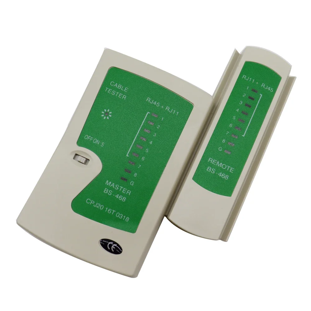 Network Cable Tester RJ45 RJ11 RJ12 Cat5 Cat6 UTP Network Cable Tester LAN Cable Tester Networking Wire Telephone Line Detector Tracker Tool