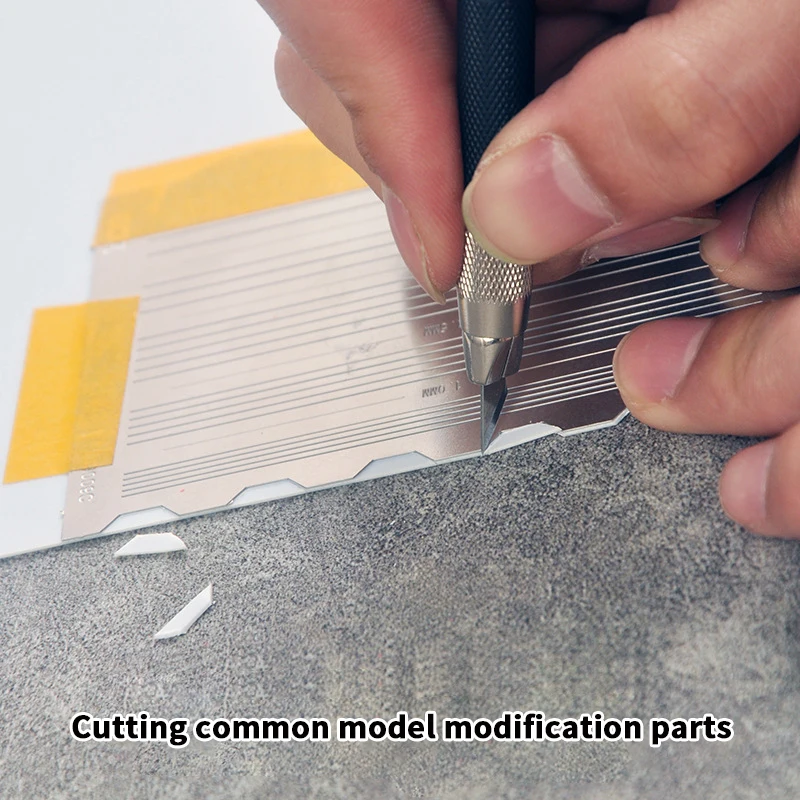 Detailing Tool For Model Making Crafts & Sewing Precision Line Carving Tapered Template Ruler For Hobby Assembly Collectibles
