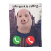 John Pork Is Calling Blankets Soft Warm Flannel Throw Blanket Cover for Bed Living room Picnic Travel Home Couch 1