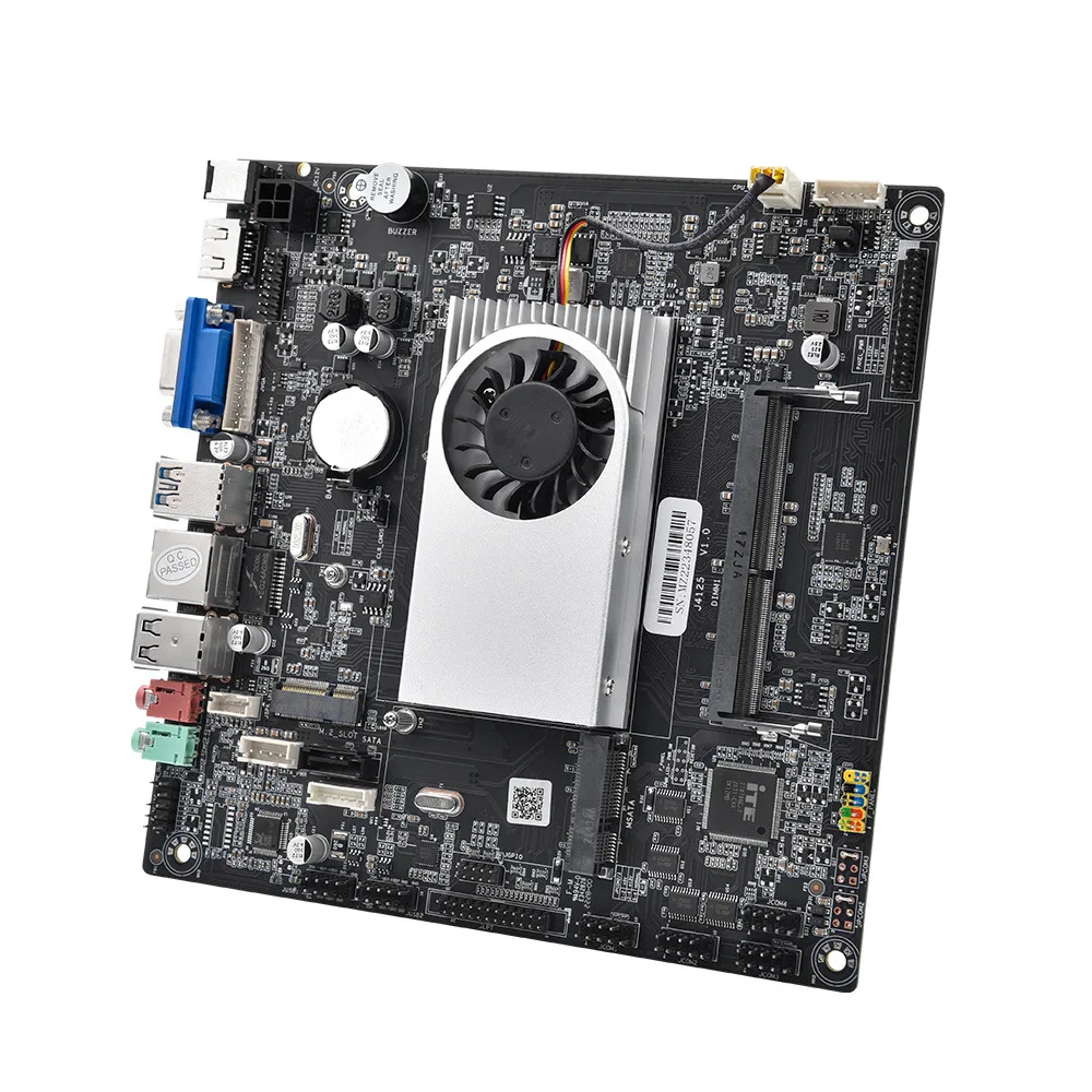 J4125 PC ITX motherboard CPU with DDR4 notebook memory integrated VGA HD interface