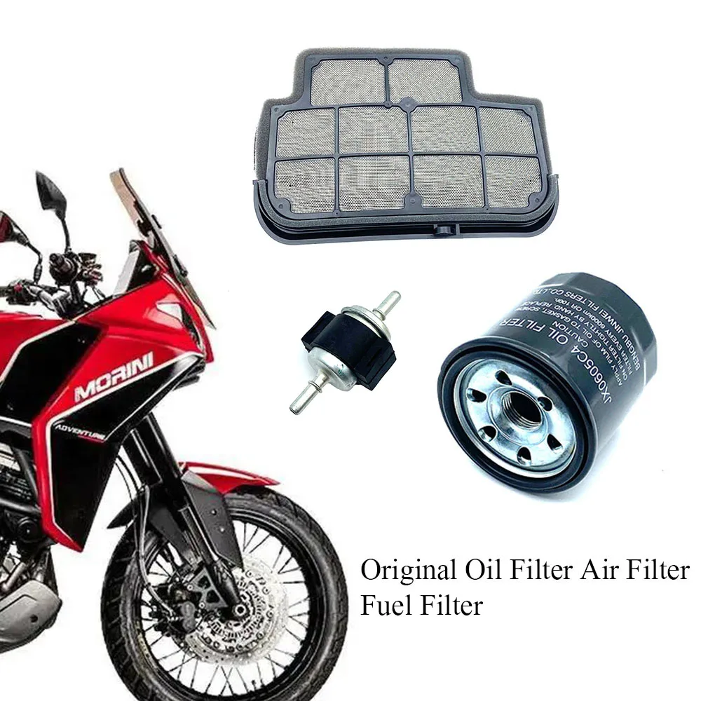 Moto Fit Morini X Cape 650 Filtro Olio Originale Filtro Aria Filtro Carburante Per Morini X-Cape 650 Xcape 650