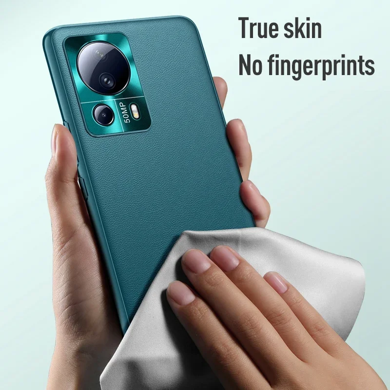 Luxury PU Leather Matte Silicone Full Protection Phone Case