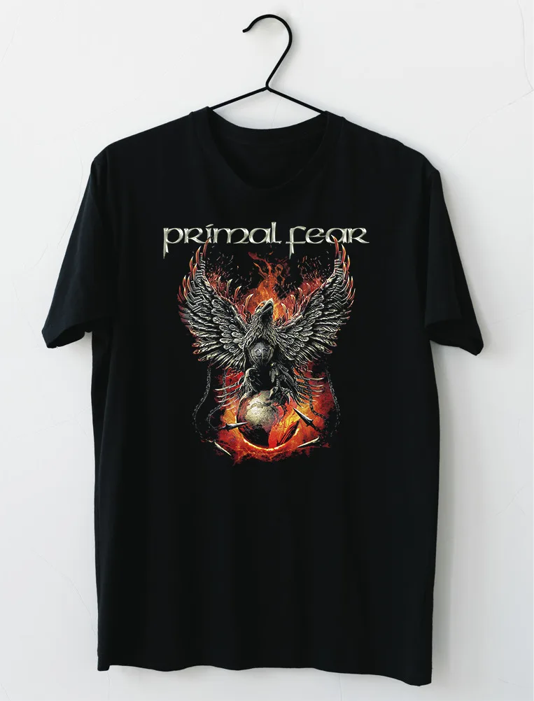 

Primal Fear German Power Metal Band Metal Commando Logo Hawk T-Shirt M-2XL