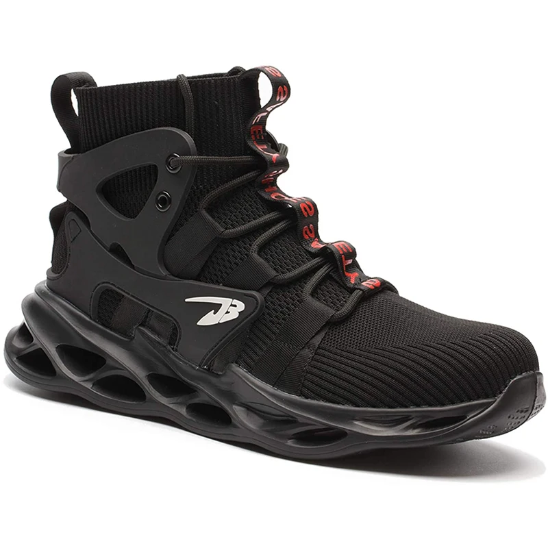 Work Safety Steel Toe Boot Lightweight Breathable Industrial Construction Boots Sneakers for Men Protective Labor Men's Shoes