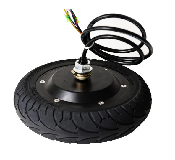 

DC brushless electric bicycle conversion kti 8 inch scooter hub motor with ebs brake solid tire
