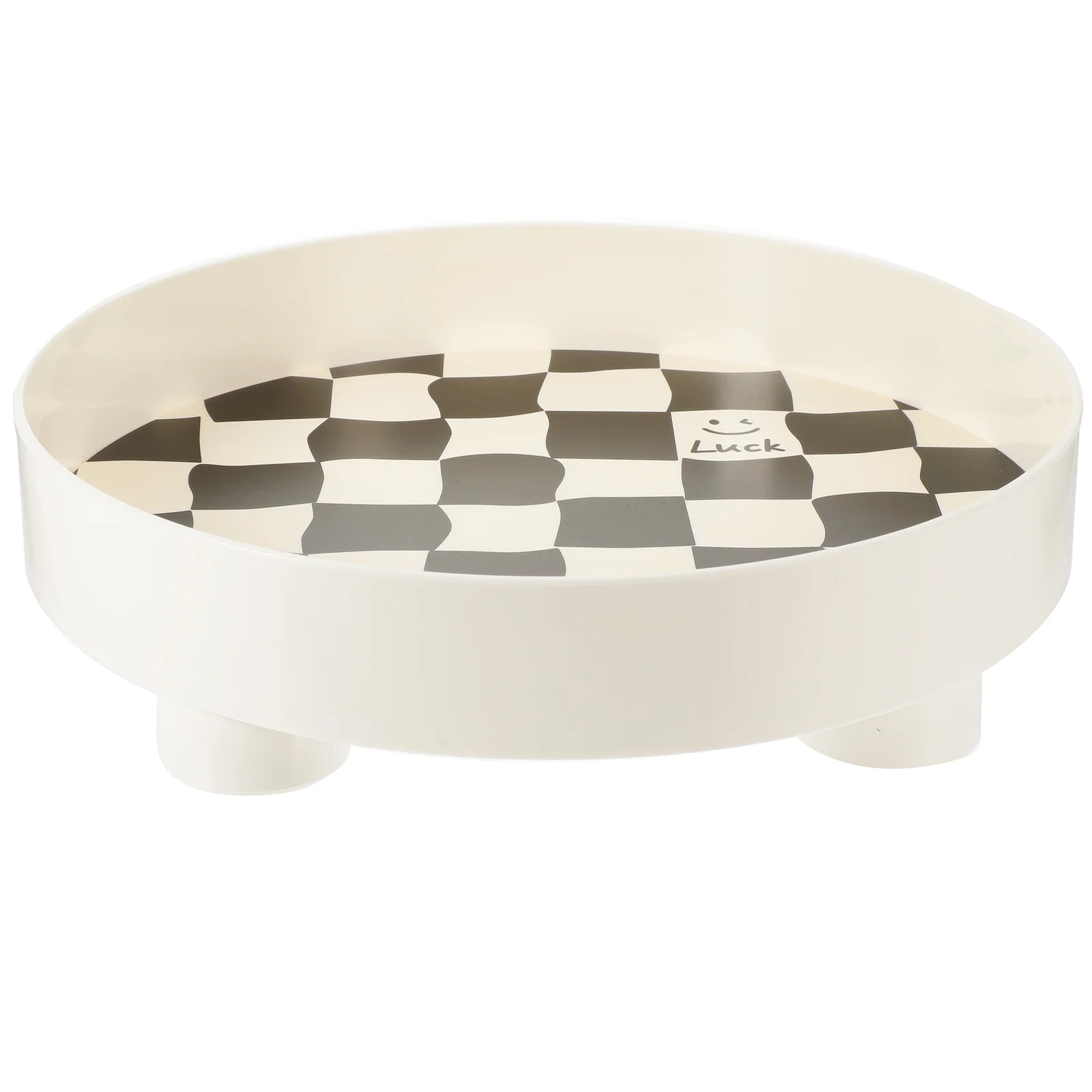 

Perfume Storage Tray Trendy Home Decor Decorative Key Dish Jewelry Holder Plate Round