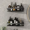 Wall Mount Bathroom Storage Shampoo Makeup Storage Holder Bathroom Accessories No Drilling Wall Shelf Shower Holder for WC 4
