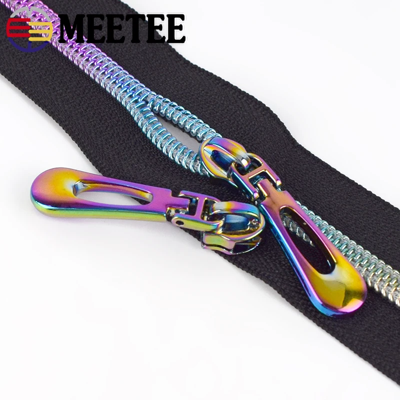 10pcs Zipper Sliders for 5# Nylon Zippers DIY Zip Head For Sewing Bag Pocket Zips Repair Kits Replacement Tailor Tools