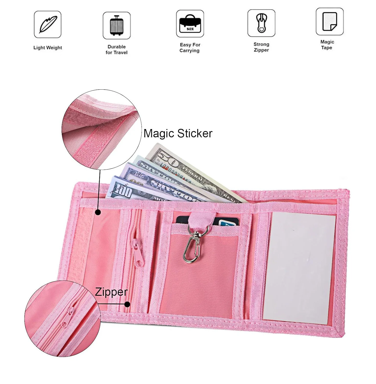 Portafoglio da donna Portamonete corto semplice a cuore Portafoglio mini da ragazza Portafoglio piccolo con fibbia in pelle tinta unita color caramello – acquista a prezzi convenienti sul marketplace