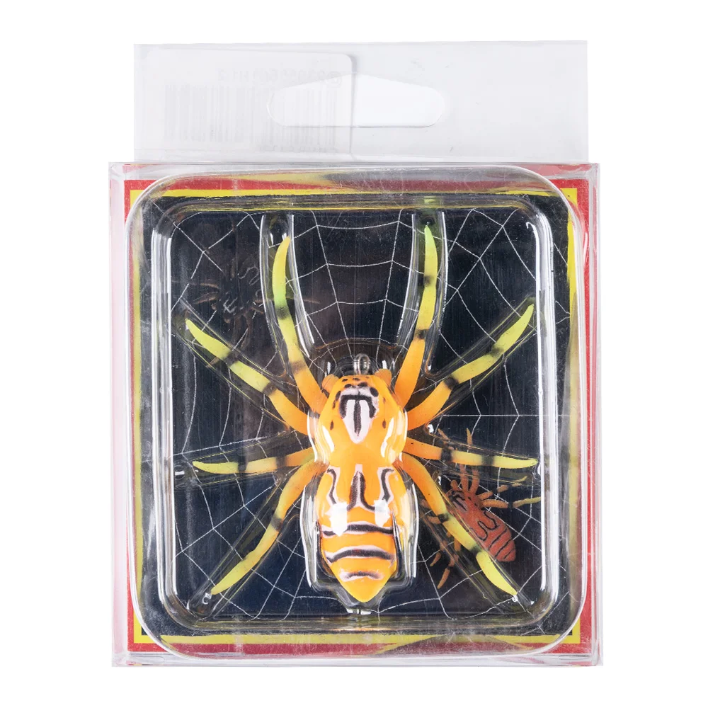 Goture 1pcs Insect Spider Lure Bait 7cm 6g Artificial Silica Gel
