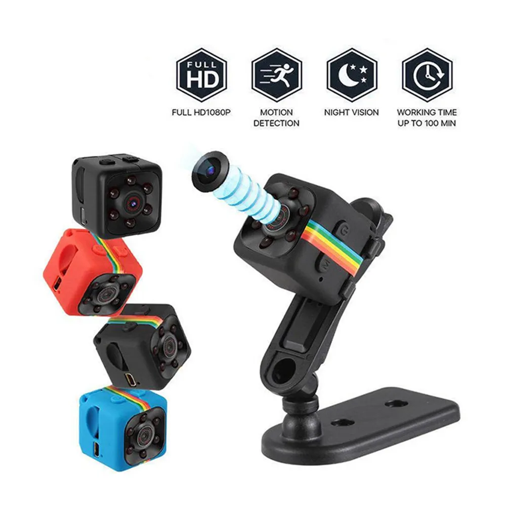 Mini Videocamera Full Hd 1080P Sensore Visione Notturna Videocamera Motion Dvr Micro Videocamera Sport Dv Videocamera Piccola Videocamera Sq11