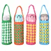Portable Thermos Cup Sleeve with Handle 400-600ml Crochet Water Bottle Cover Case Knitting Water Bottles Holder Bag Cover Pouch 5
