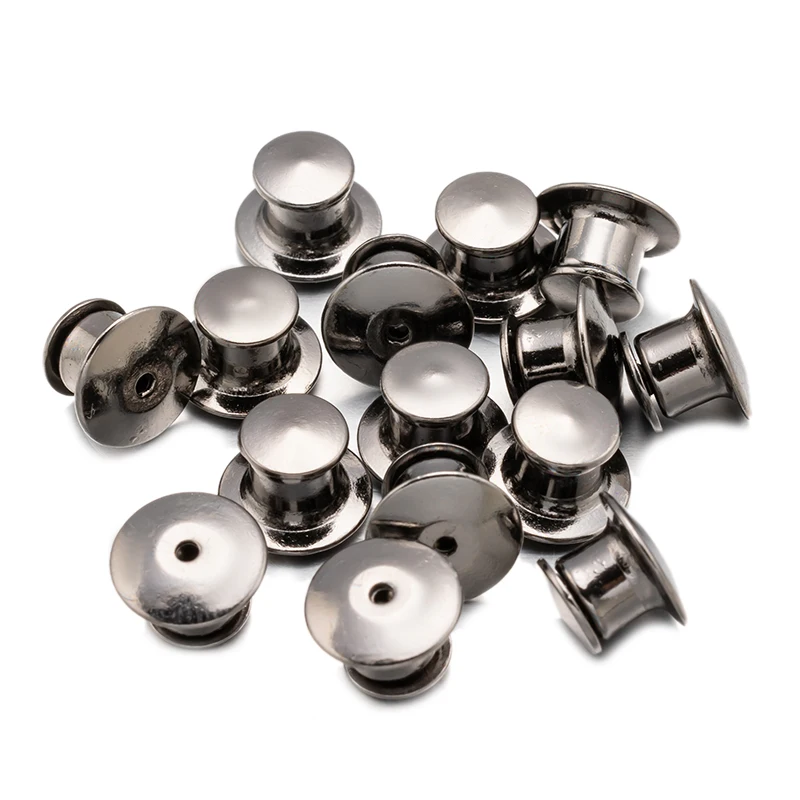 10/20 Pc Gold Silber Zurück Metall Locking Pin Zurück Locking Keeper Verschluss DIY Brosche Revers Kappen Verschluss Sicherheit halten Pin Schmuck Finden – Detail 3